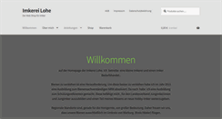 Desktop Screenshot of imkerei-lohe.de