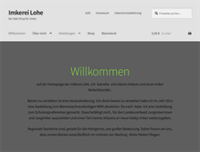 Tablet Screenshot of imkerei-lohe.de